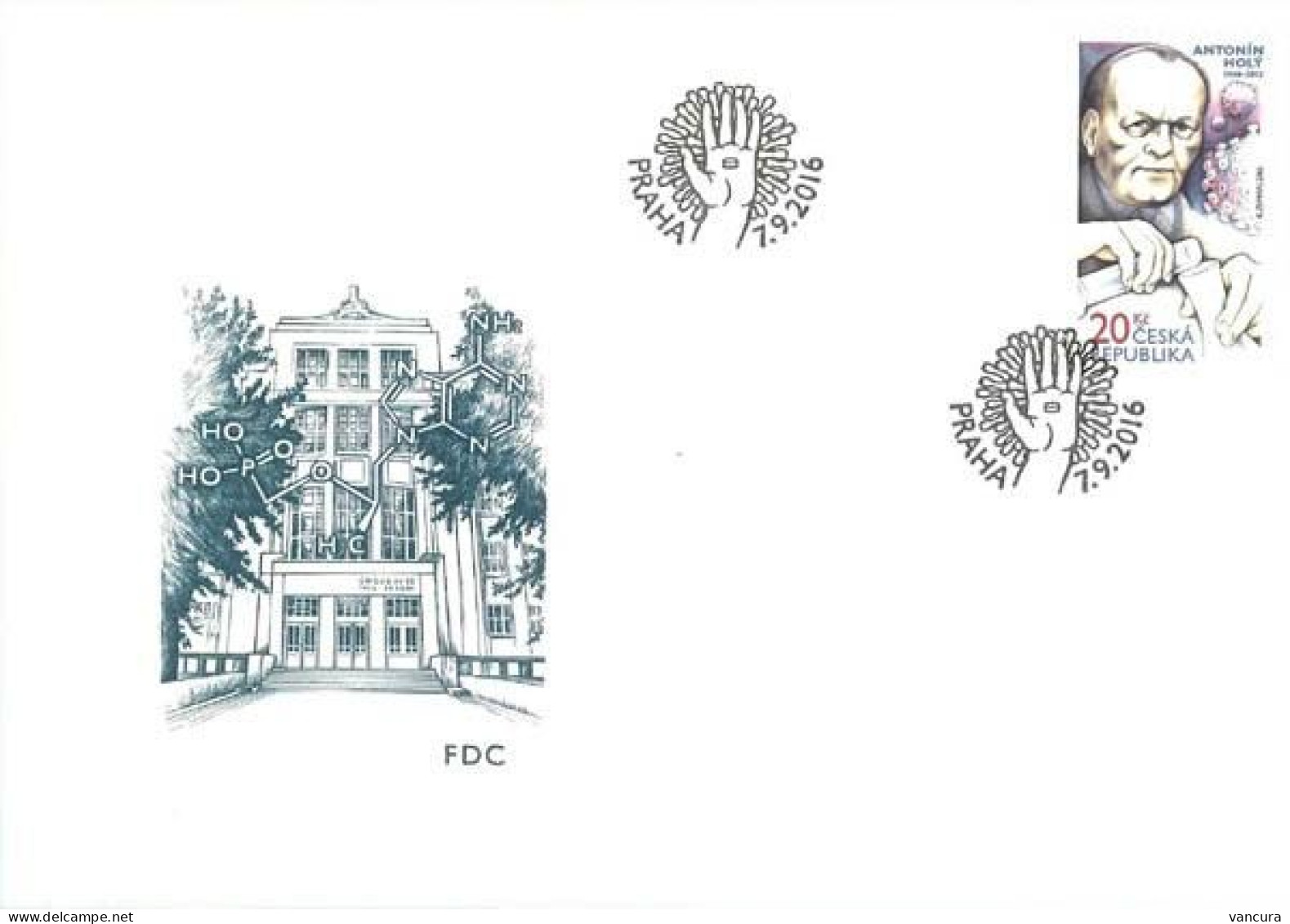 FDC 898 Czech Republic Prof. RNDr. Antonin Holy 2016 - Pharmacy