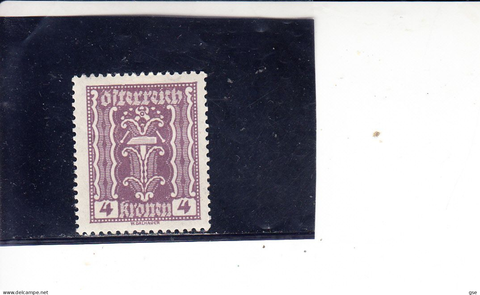 AUSTRIA  1922-4 - Unificato  257* (L) - Simboli - Ungebraucht