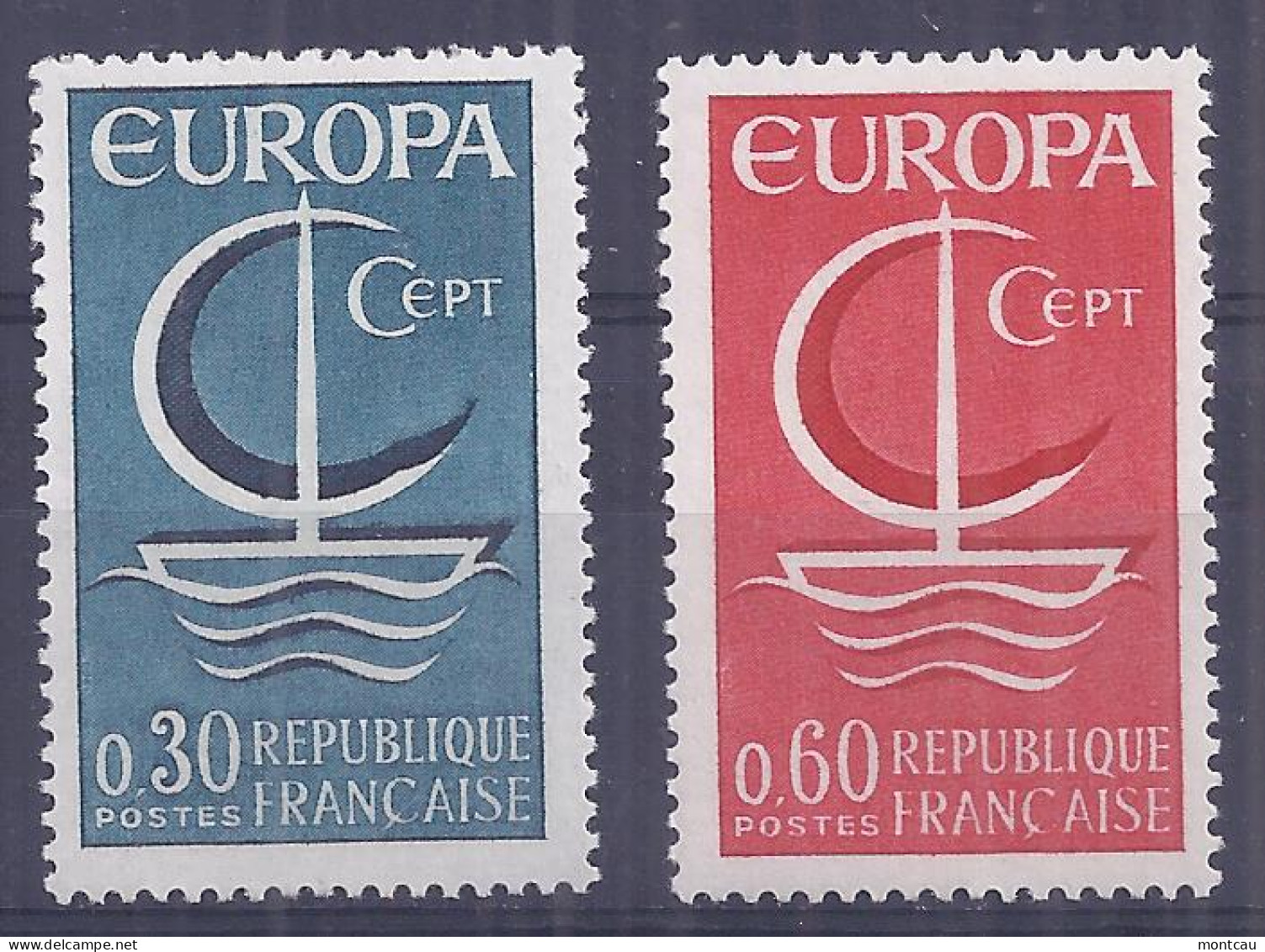 Francia 1966. Europa YT = 1490-91 (**) - 1966