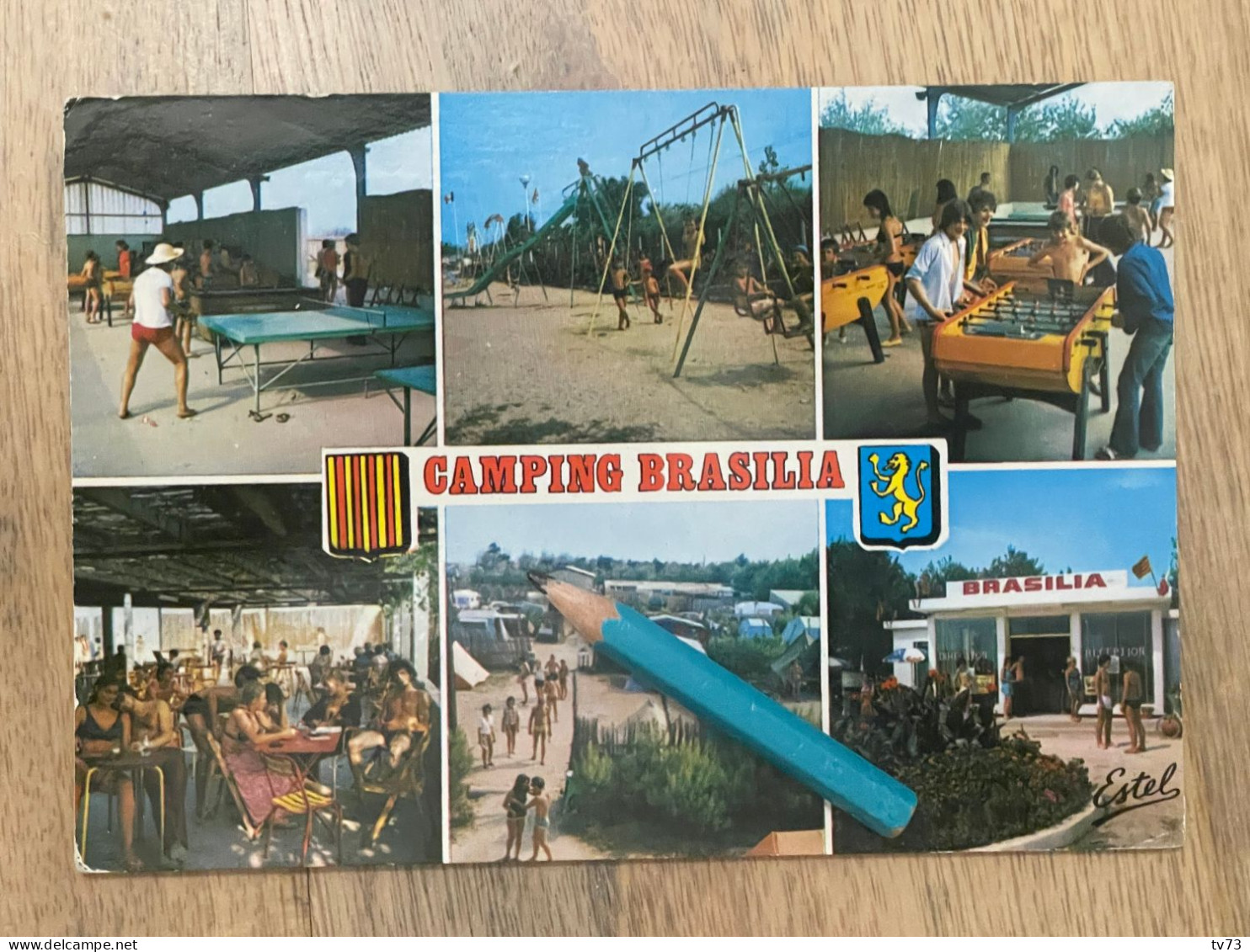 U1372 - CANET PLAGE Camping Caravaning Brasilia - Babyfoot Tente - Pyrénées Orientales - Canet En Roussillon