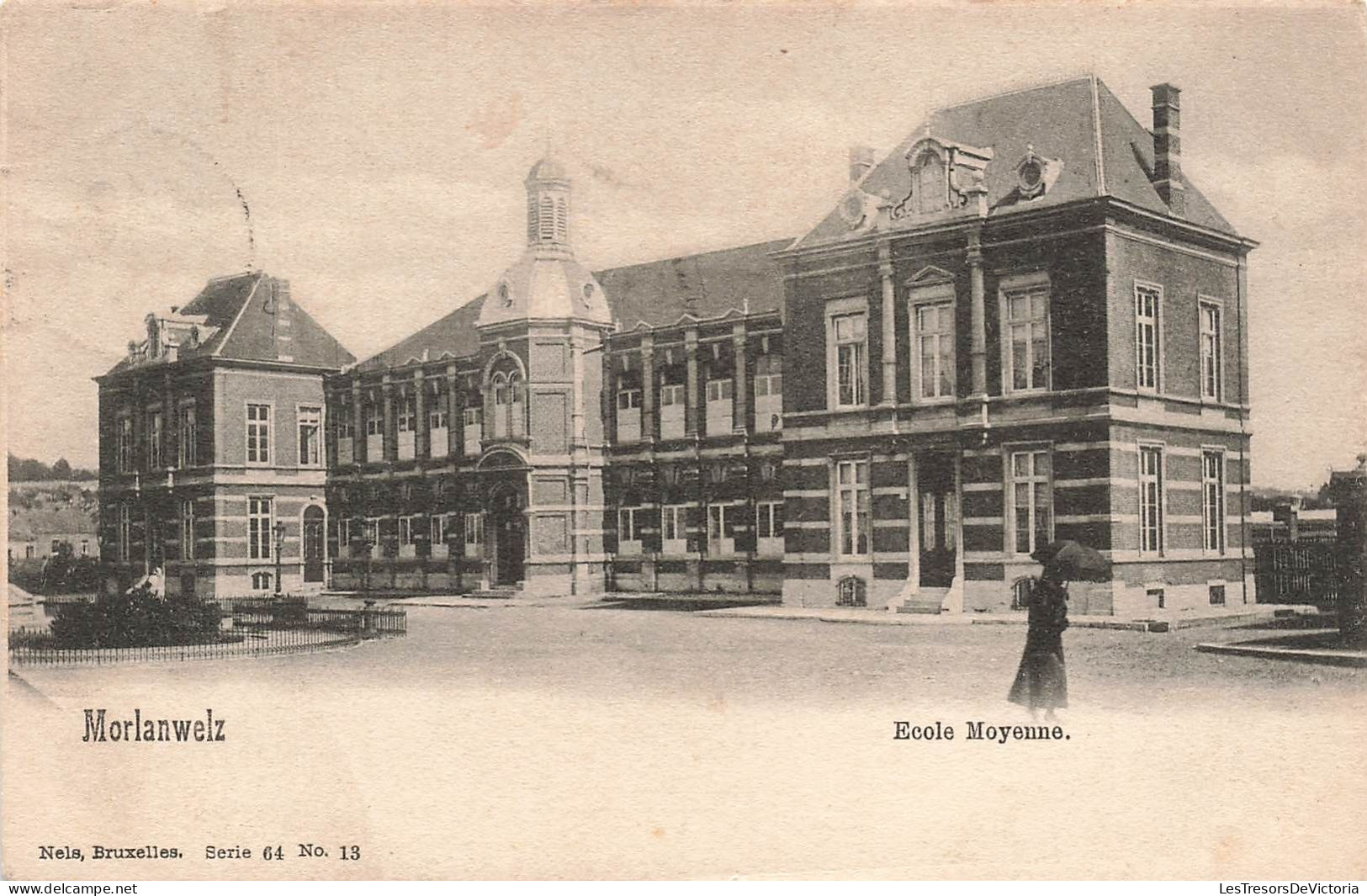 BELGIQUE - Morlanwelz - Vue Générale De L'école Moyenne - Carte Postale Ancienne - Morlanwelz