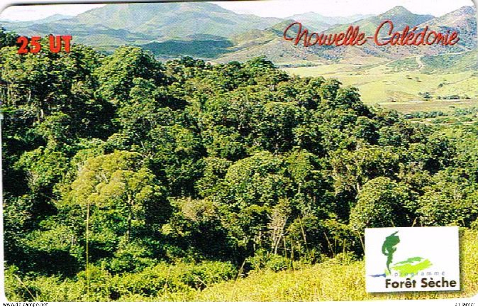 Nouvelle Caledonie Caledonia TELECARTE PHONECARD Foret Seche Arbre Environnement Ecologie NC112 Ut BE - Nouvelle-Calédonie