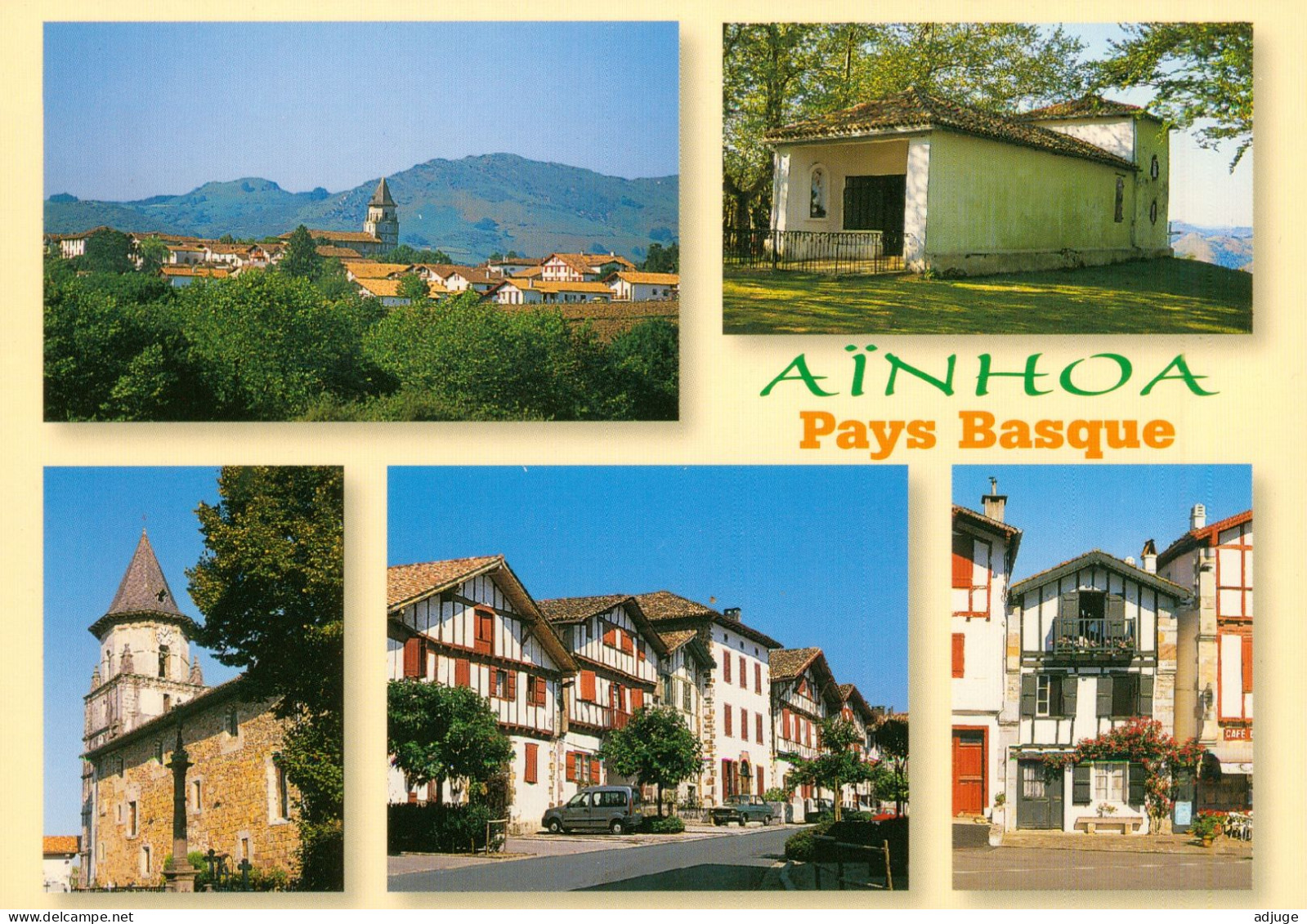 CPM-64- AÏNHOA - Pays Basque _Multivues* 2 Scans - Ainhoa