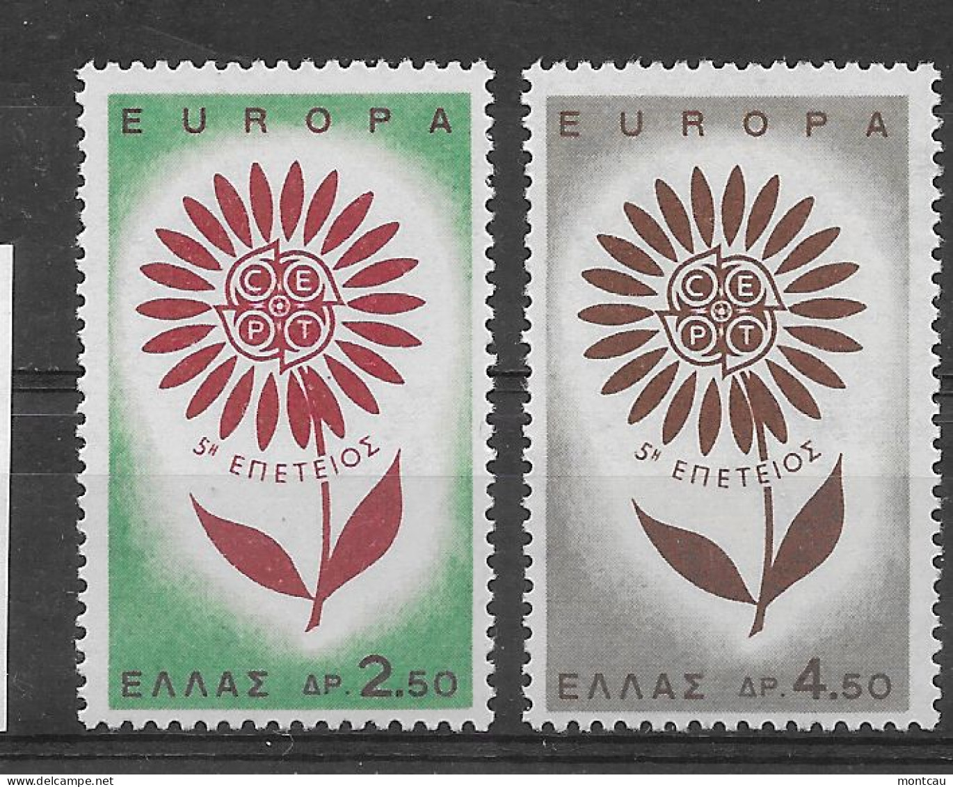 Grecia 1964.  Europa Mi 858-59  (**) - 1964