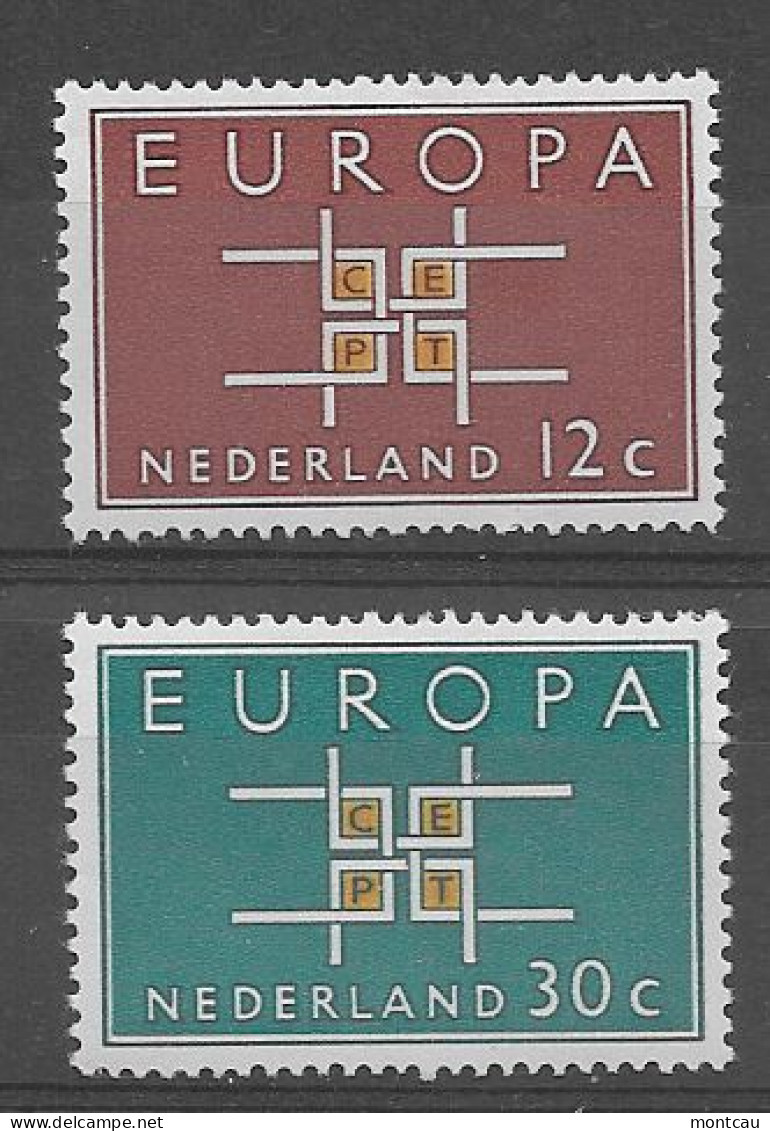 Nederland 1963.  Europa Mi 806-07  (**) - 1963