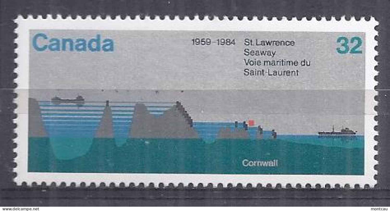Canada 1984. Rio San Lorenzo . Sc=1015 (**) - Unused Stamps