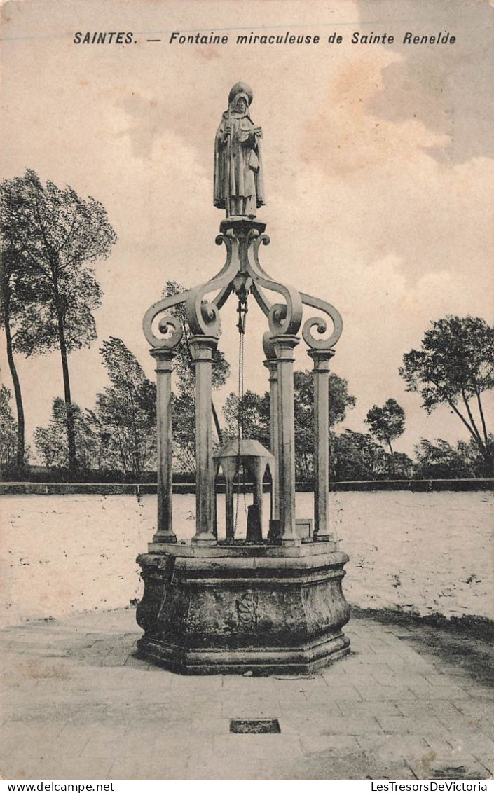 BELGIQUE - Rebecq - Saintes - La Fontaine Miraculeuse De Sainte Renelde - Carte Postale Ancienne - Rebecq