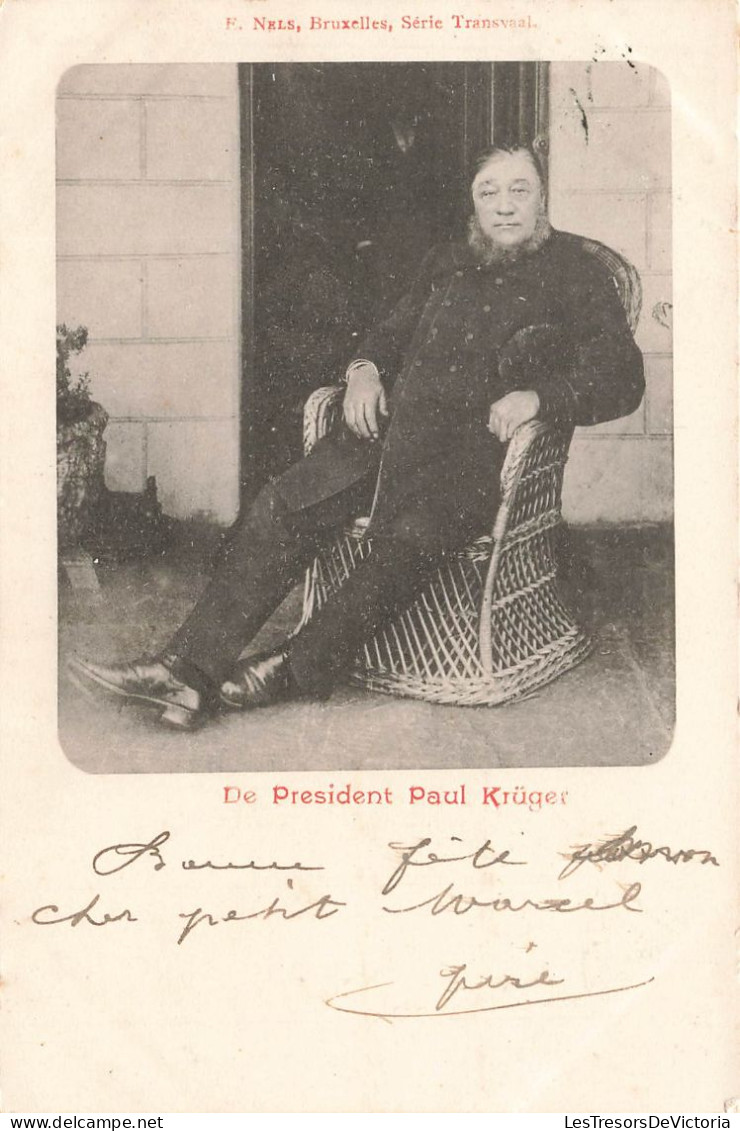 POLITIQUE - Personnages - Le Président Paul Krüger - Carte Postale Ancienne - People