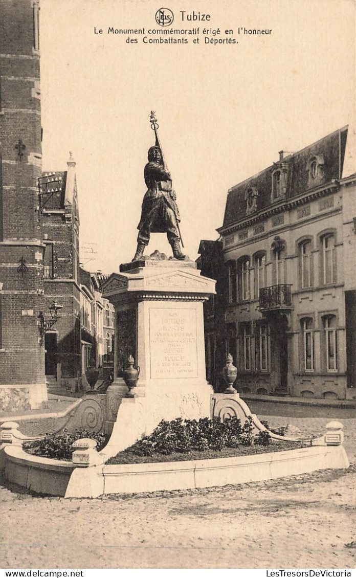 BELGIQUE - Tubize - Le Monument Commémoratif érigé En L'honneur Des Combattants Et Déportés - Carte Postale Ancienne - Tubeke