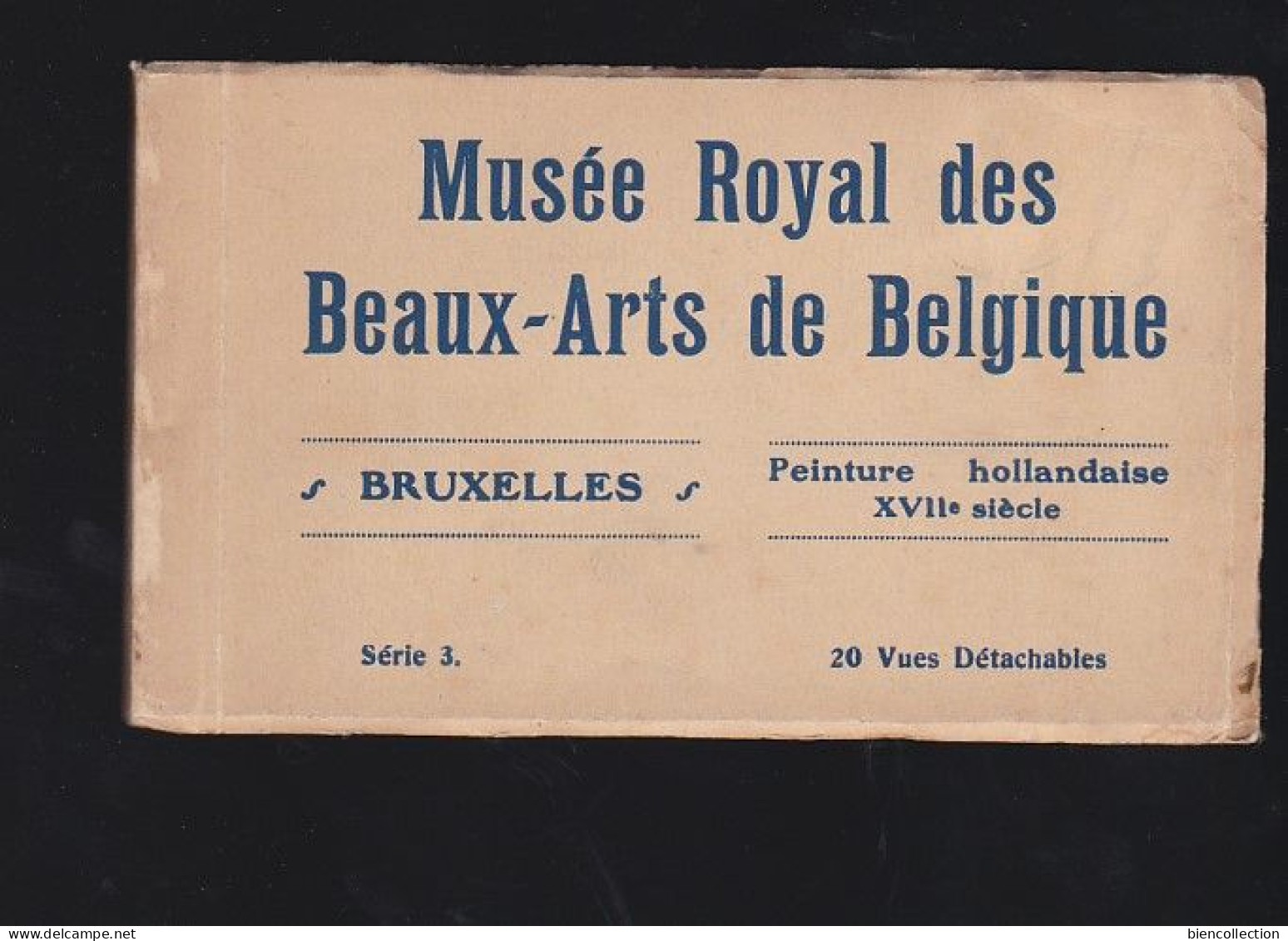 Belgique. Bruxelles Carnet De 20 CPA Sur Le Musée Royal Des Beaux Arts, Peinture Hollandaise Du XVII Eme Siècle - Museums