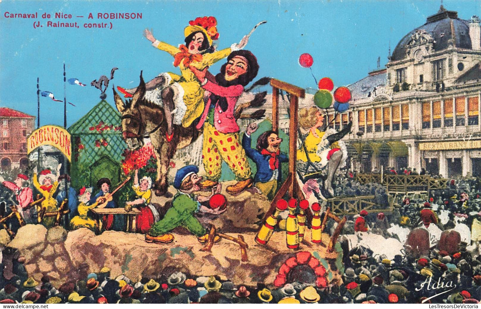 FRANCE - Nice - Carnaval De Nice - A Robinson - Illustrations - Carte Postale Ancienne - Karneval