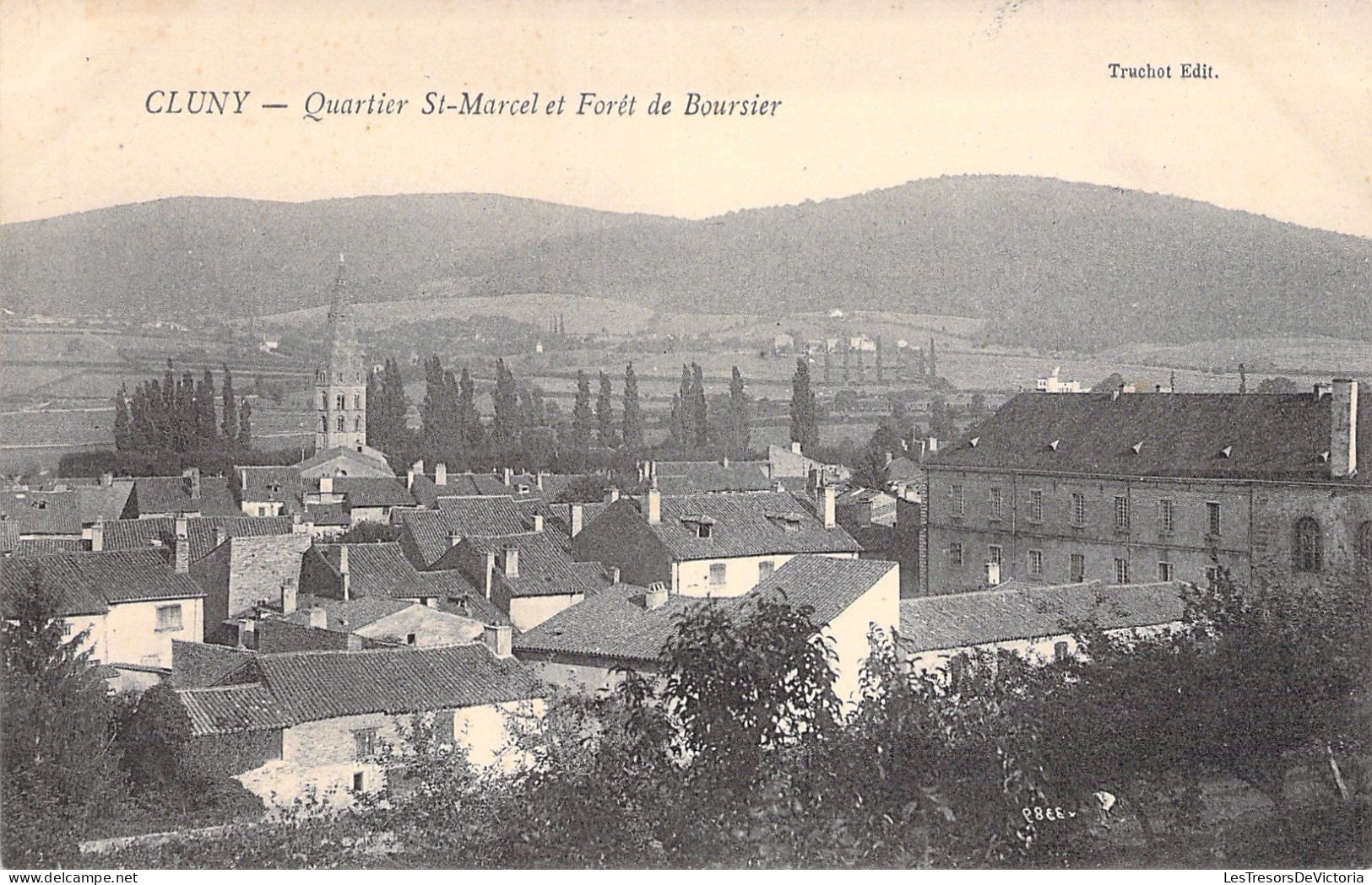 FRANCE - Cluny - Quartier St Marcel Et Foret De Boursier - Carte Postale Ancienne - Cluny