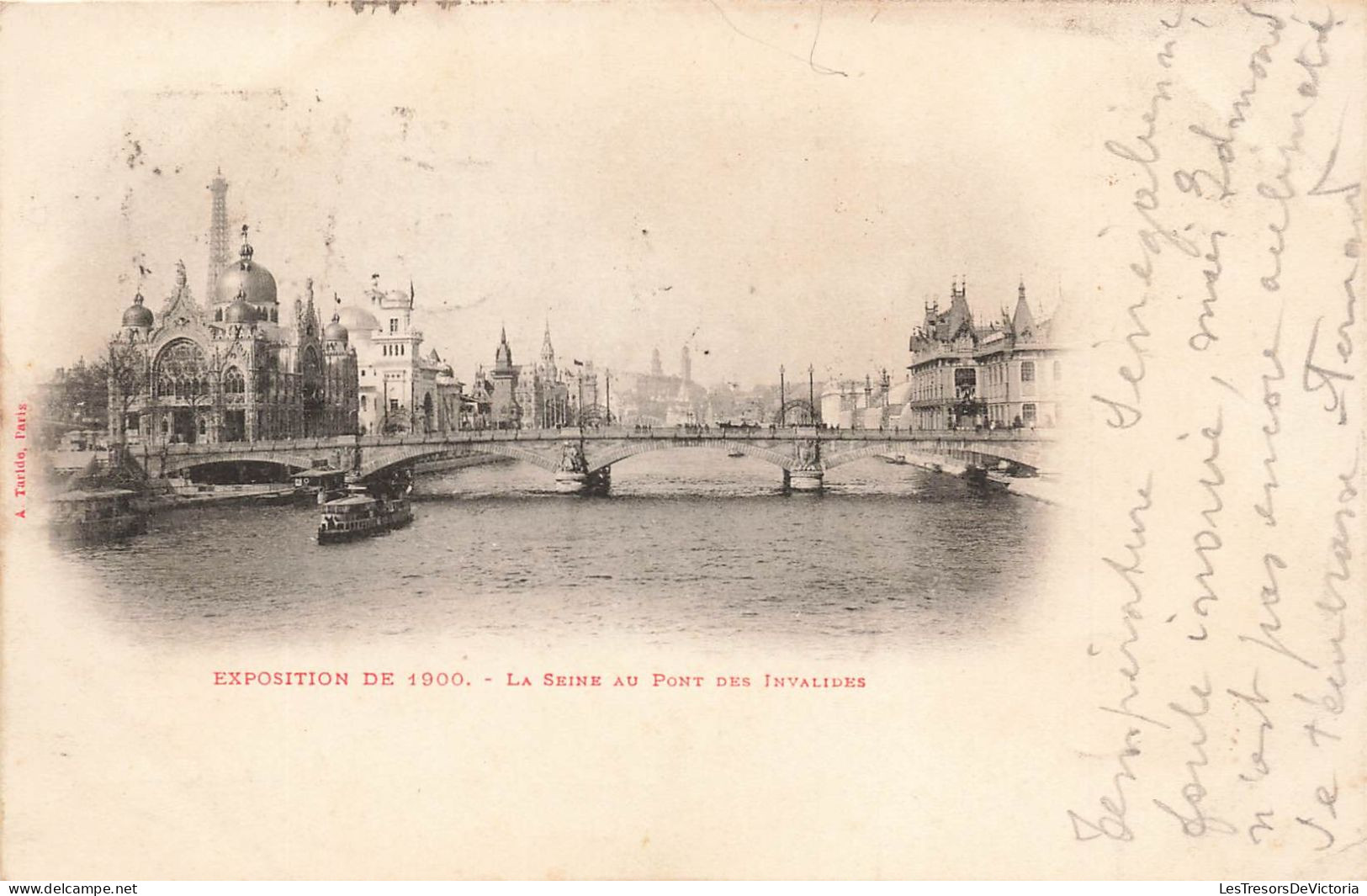 FRANCE - Paris - Exposition De 1900 - La Seine Au Pont Des Invalides - Carte Postale Ancienne - Ausstellungen