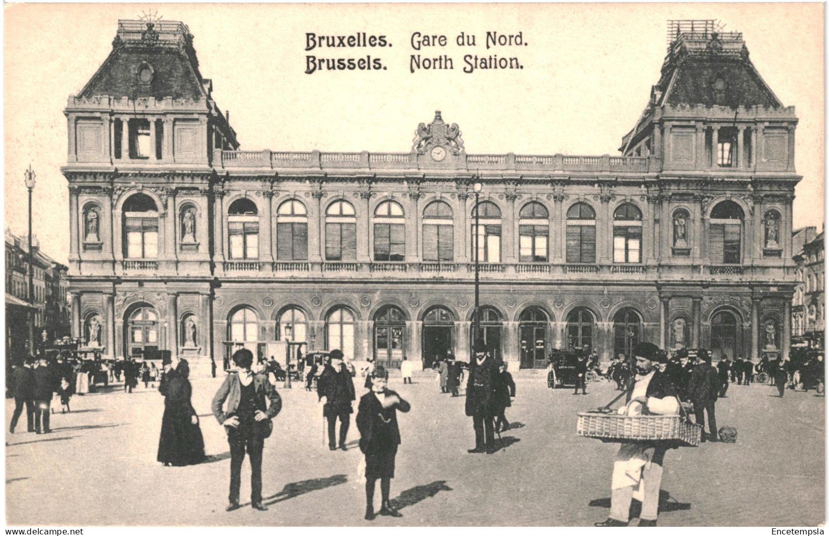 CPA Carte Postale Belgique Bruxelles Gare Du Nord  Début 1900 VM73789 - Chemins De Fer, Gares