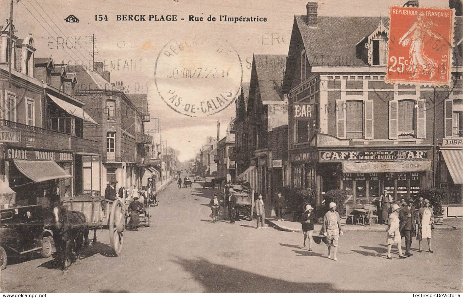 FRANCE - Berck - Plage - La Rue De L'Impératrice - Carte Postale Ancienne - Berck