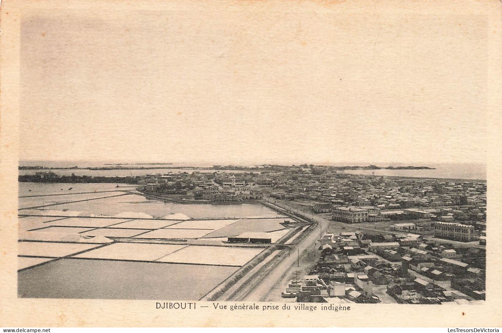 DJIBOUTI - Vue Générale Prise Du Village Indigène - Carte Postale Ancienne - Dschibuti