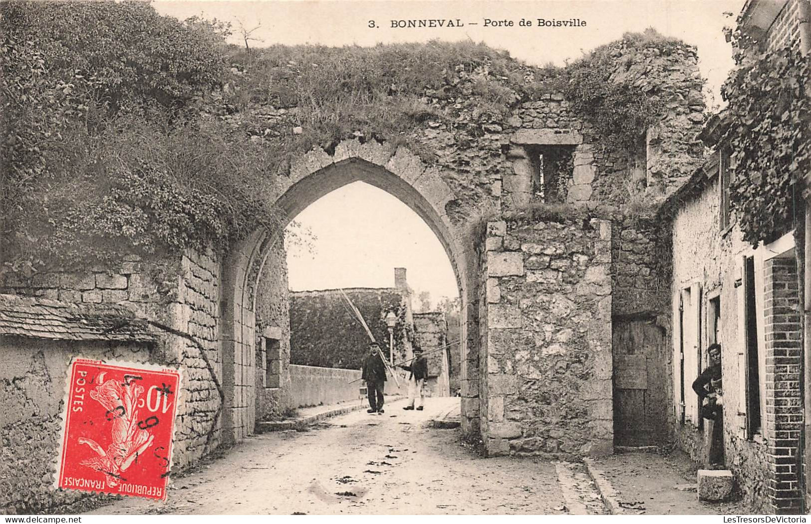 FRANCE - Bonneval - Porte De Boisville - Carte Postale Ancienne - Bonneval