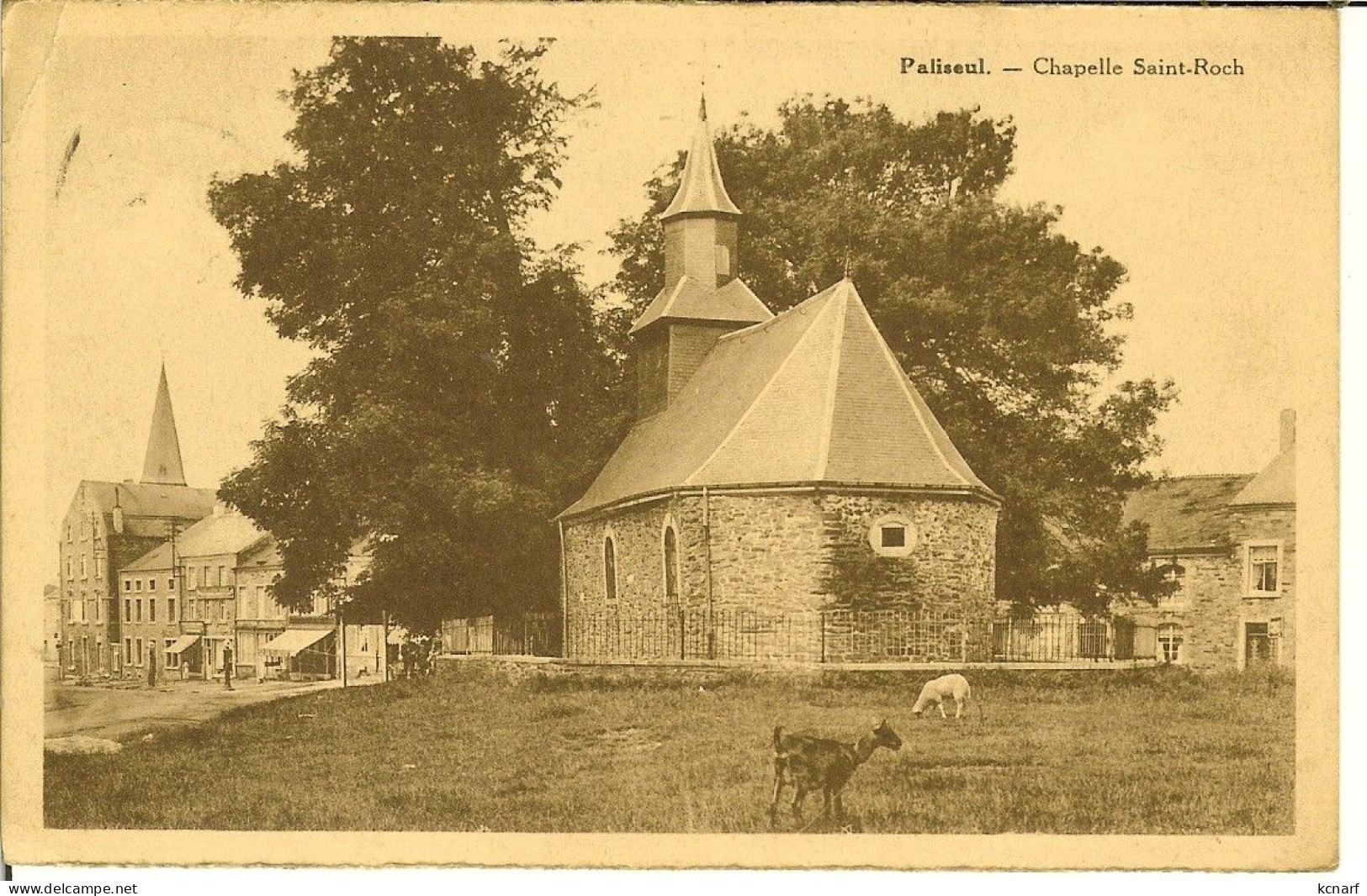 CP De PALISEUL " Chapelle Saint-Roch " Avec Trace De La Griffe De Paliseul Au Verso - Paliseul