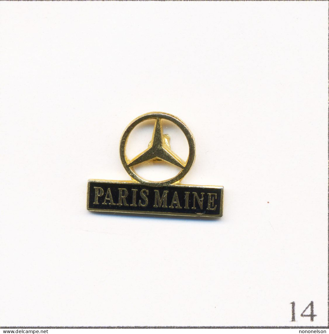 Pin's Automobile - Mercedes-Benz / Concession Paris-Maine. Non Estampillé. EGF. T704-14 - Mercedes