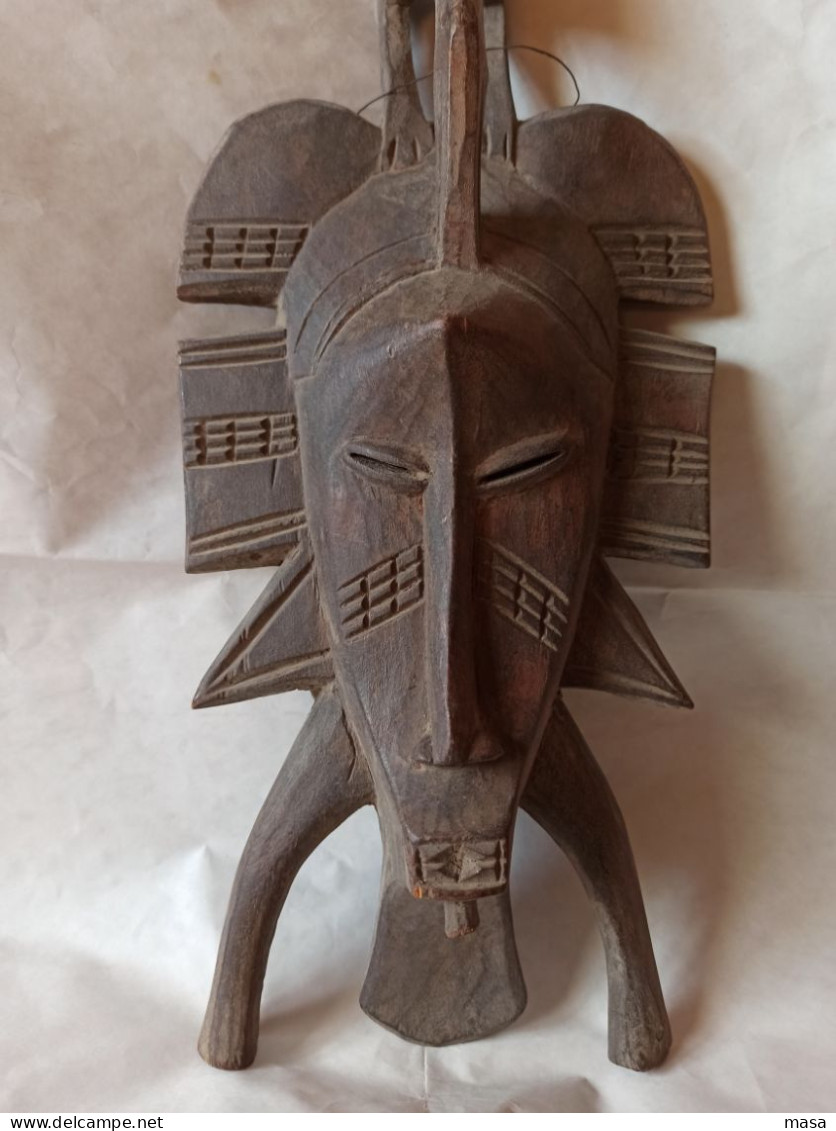 Maschera Tribale Senufo Kpeliè Prima Metà Del 190 - Afrikaanse Kunst