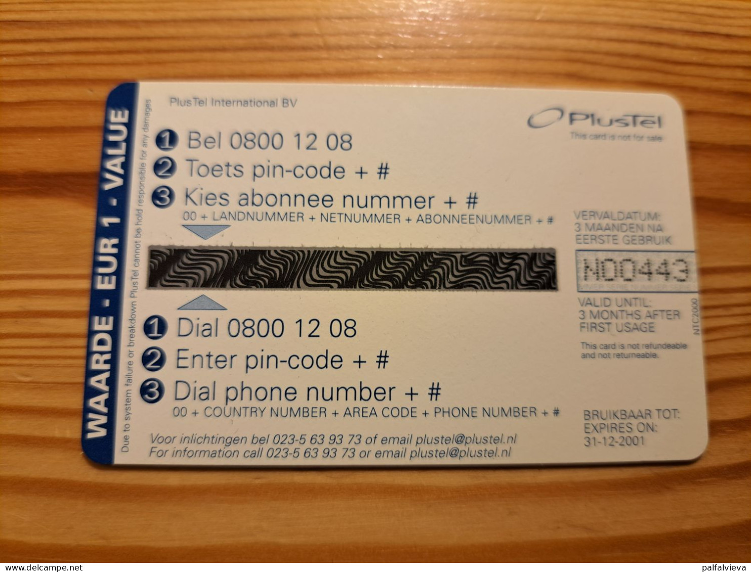 Prepaid Phonecard Netherlands, Oplus Tel - NTC, Christmas - [3] Handy-, Prepaid- U. Aufladkarten