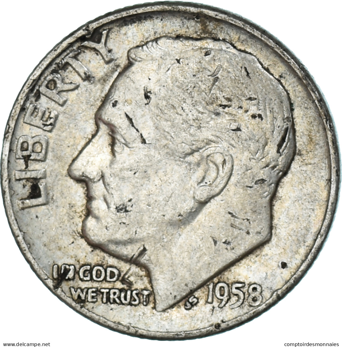 Monnaie, États-Unis, Dime, 1958 - 1946-...: Roosevelt