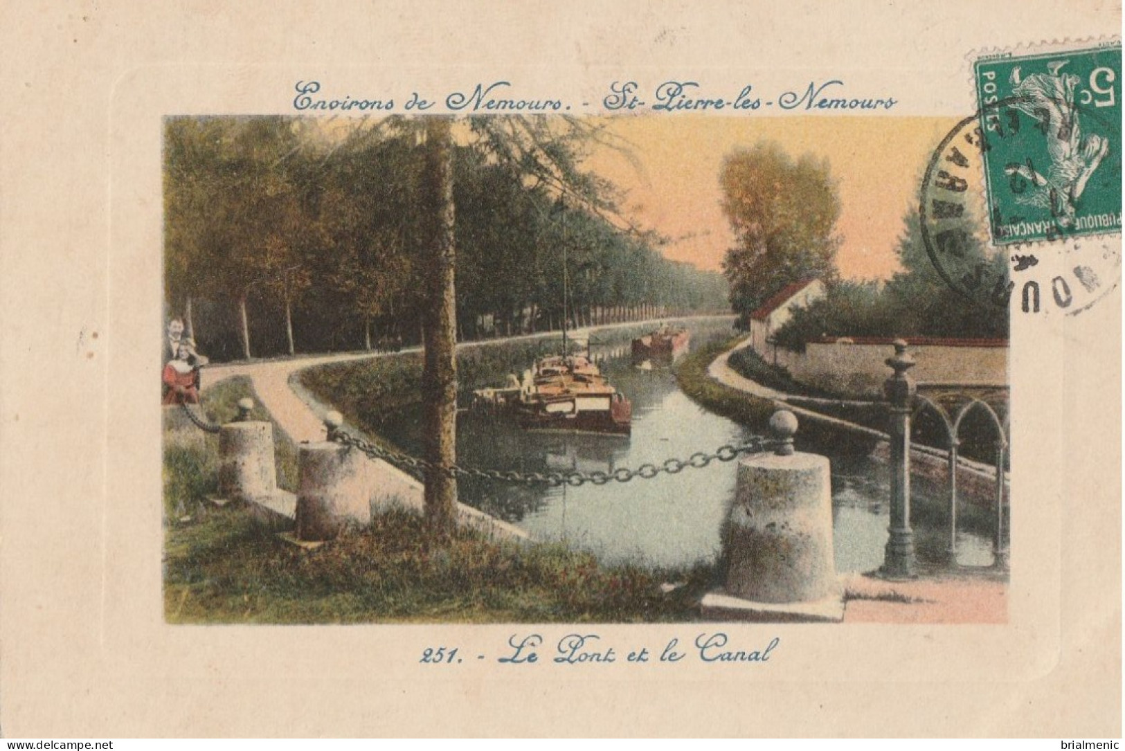 ST PIERRE Les NEMOURS   Le Pont Et Le Canal - Saint Pierre Les Nemours