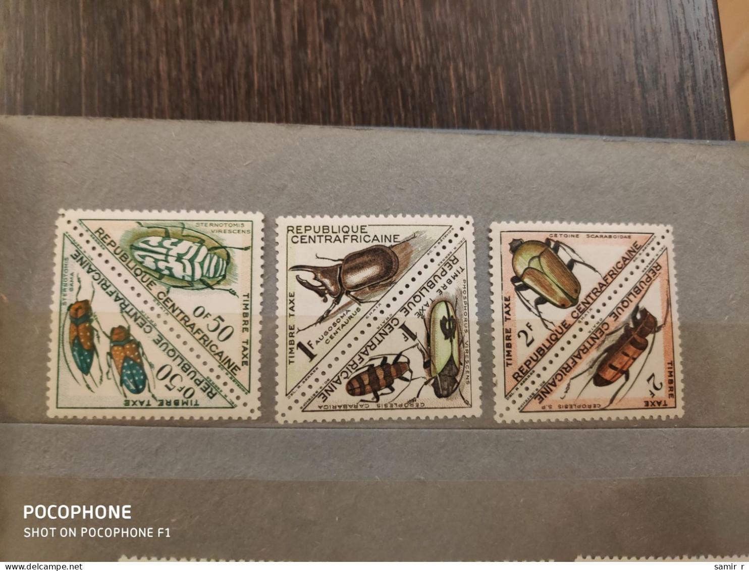 1962	Central Africa	Insects (F64) - Centrafricaine (République)