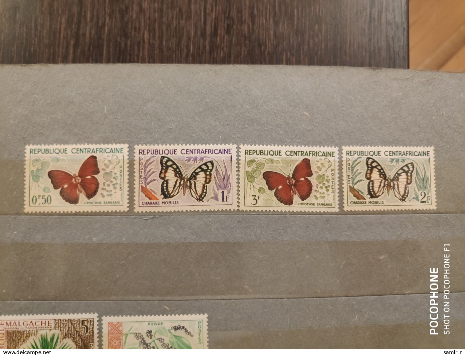 1960	Central Africa	Butterflies (F64) - Centrafricaine (République)