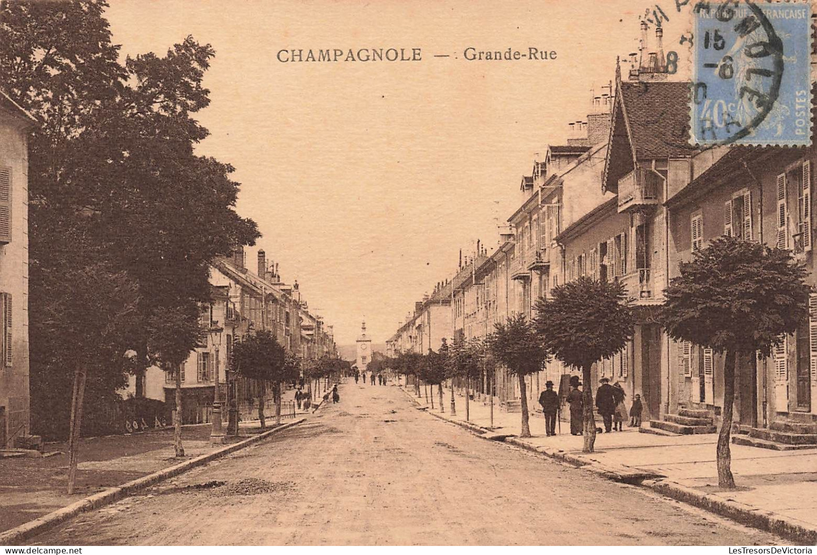 FRANCE - Champagnole - La Grande Rue - Carte Postale Ancienne - Champagnole