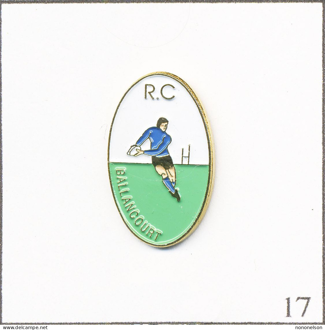 Pin's Sport - Rugby XV / Club De Ballancourt (91). Estampillé PCLC. Métal Peint T709-17 - Rugby