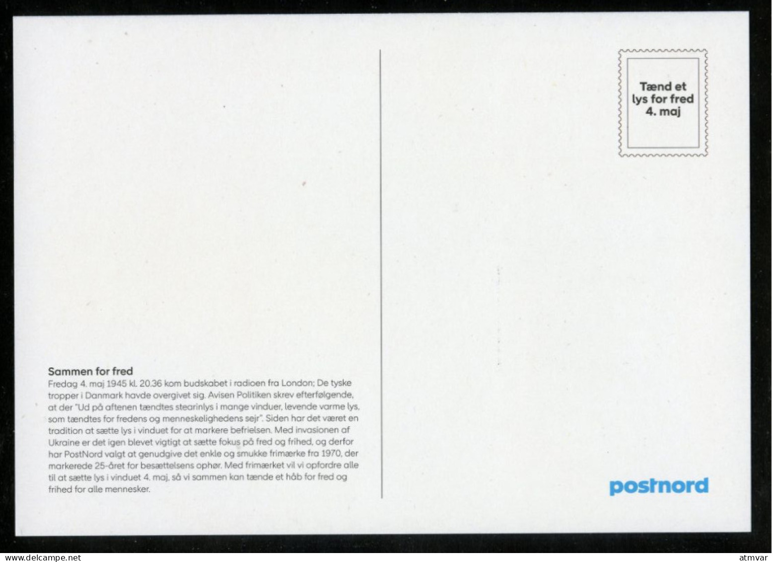 DENMARK (2023) Carte Maximum Card - Sammen For Fred, Ensemble Pour La Paix, Together For Peace, Frieden, Paz - Maximum Cards & Covers