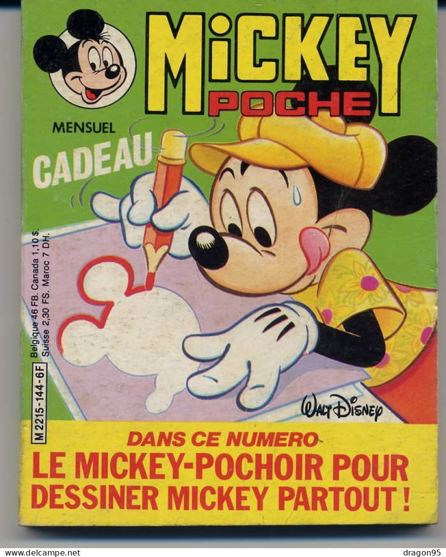 Mickey Poche #144 - Mensuel - Années 80 - Mickey Parade