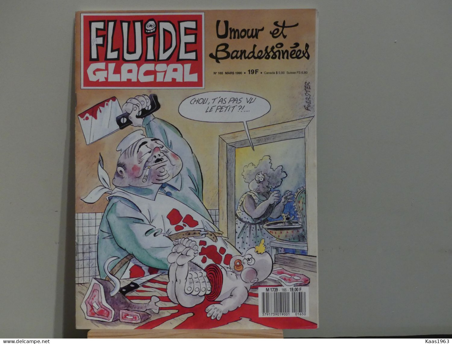 REVUE FUIDE GLACIAL N° 165  MARS 1990. - Fluide Glacial