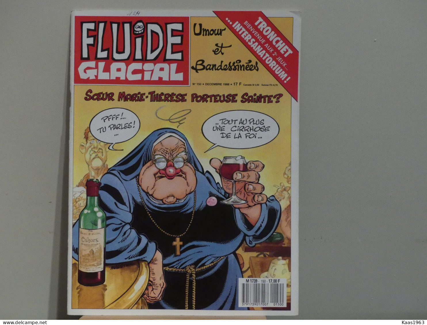 REVUE FUIDE GLACIAL N° 150  DÉCEMBRE1988. - Fluide Glacial