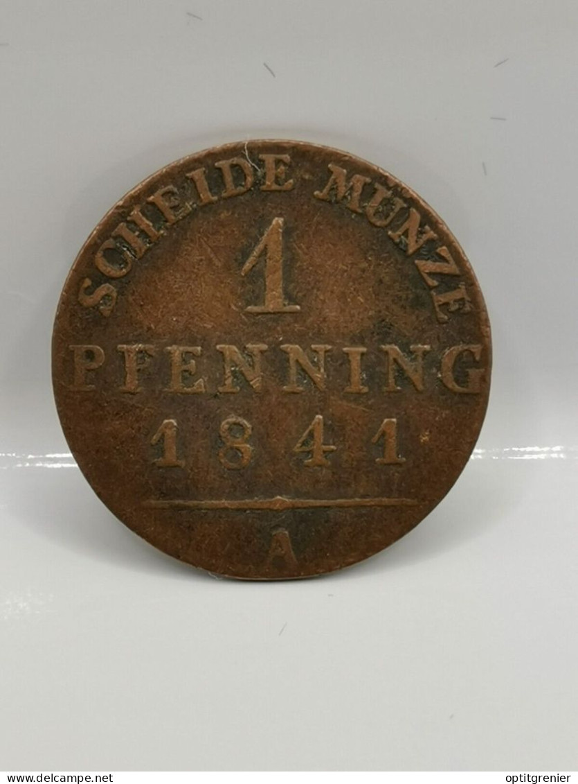 1 PFENNING 1841 A BERLIN 360 EINEN THALER Friedrich Wilhelm IV PRUSSE ALLEMAGNE - Taler Et Doppeltaler