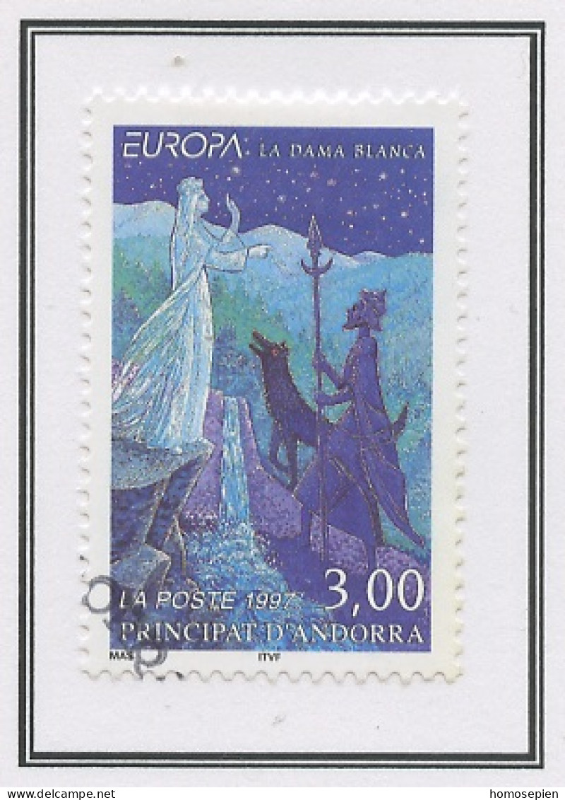 Andorre Français - Andorra 1997 Y&T N°487 - Michel N°508 (o) - 3f EUROPA - Used Stamps