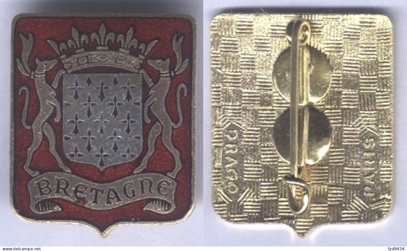 Insigne De L'Escadron De Bombardement 02-091 - Bretagne - Armée De L'air