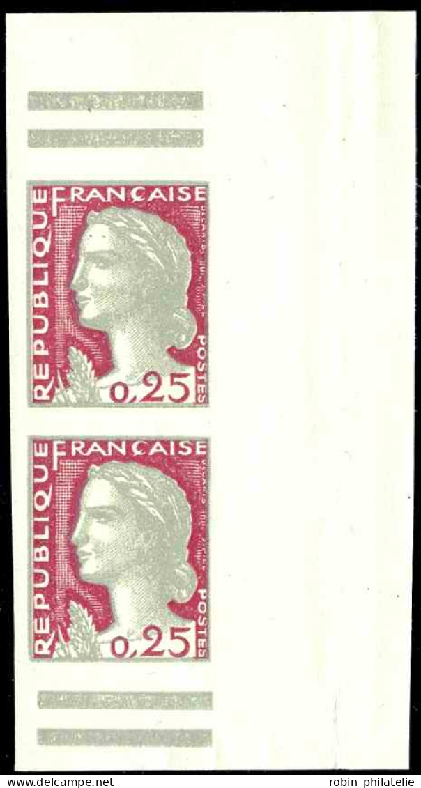 France Variétés  N°1263 Paire De Carnet Non Dentelé Bdf Qualité:** - 1960 Maríanne De Decaris