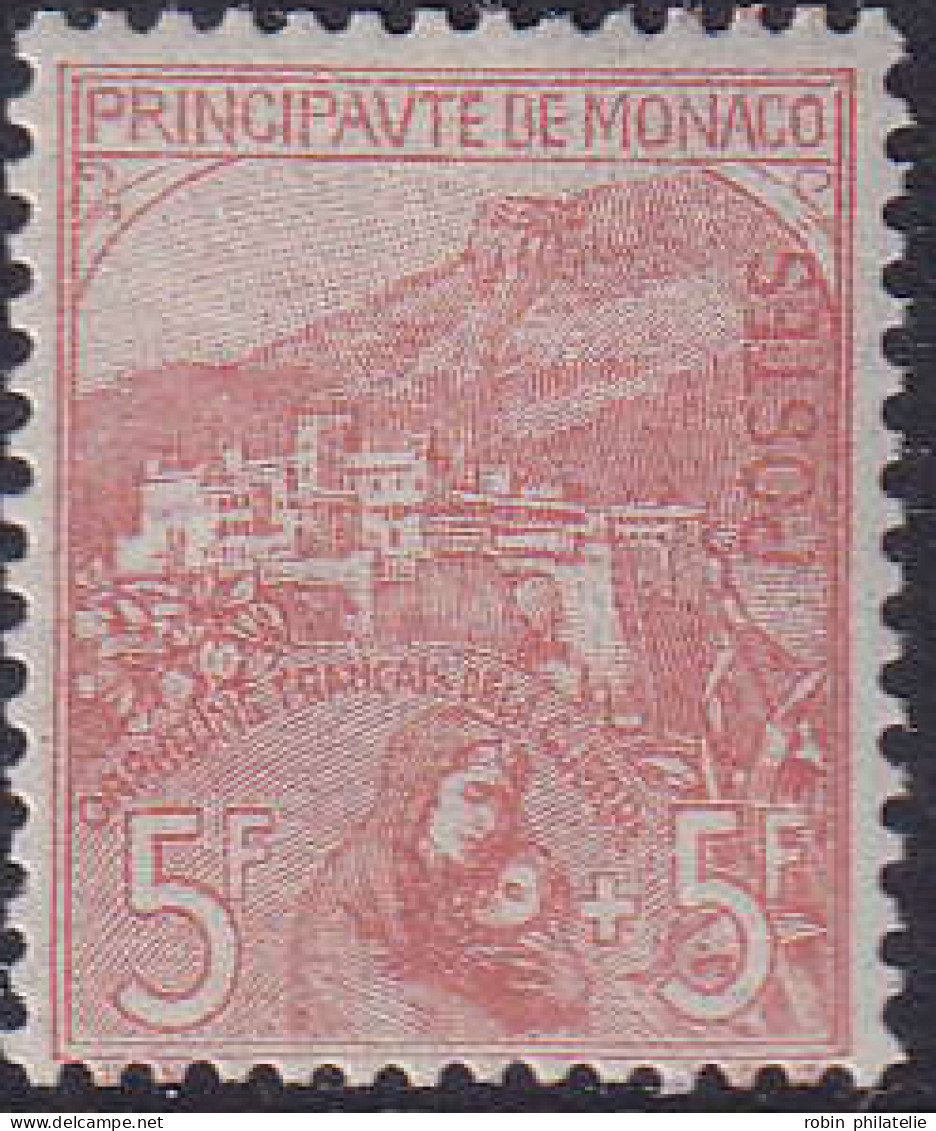 Monaco  N°33 5f + 5f Orphelins Qualité:* - Other & Unclassified