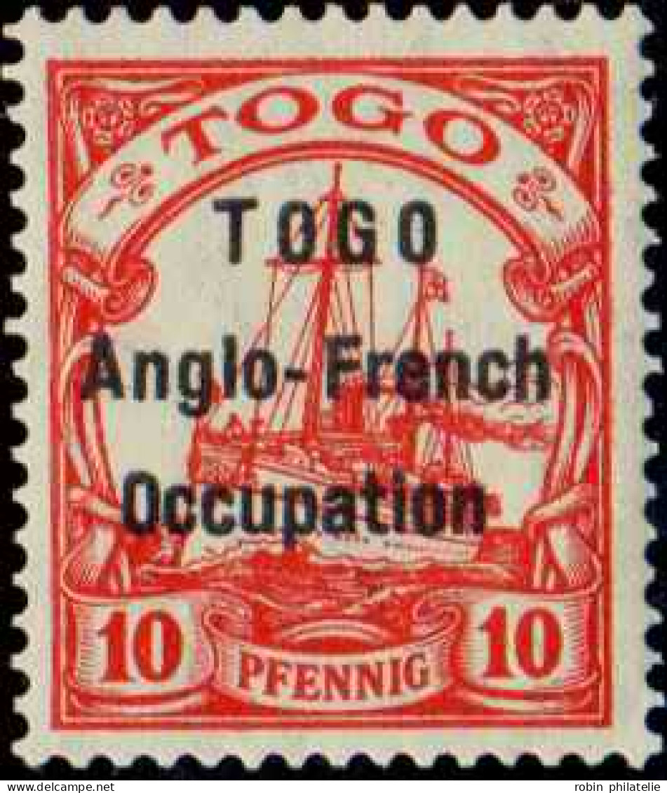 Togo  N°34 10 Pfennig  Rouge Qualité:** - Otros & Sin Clasificación