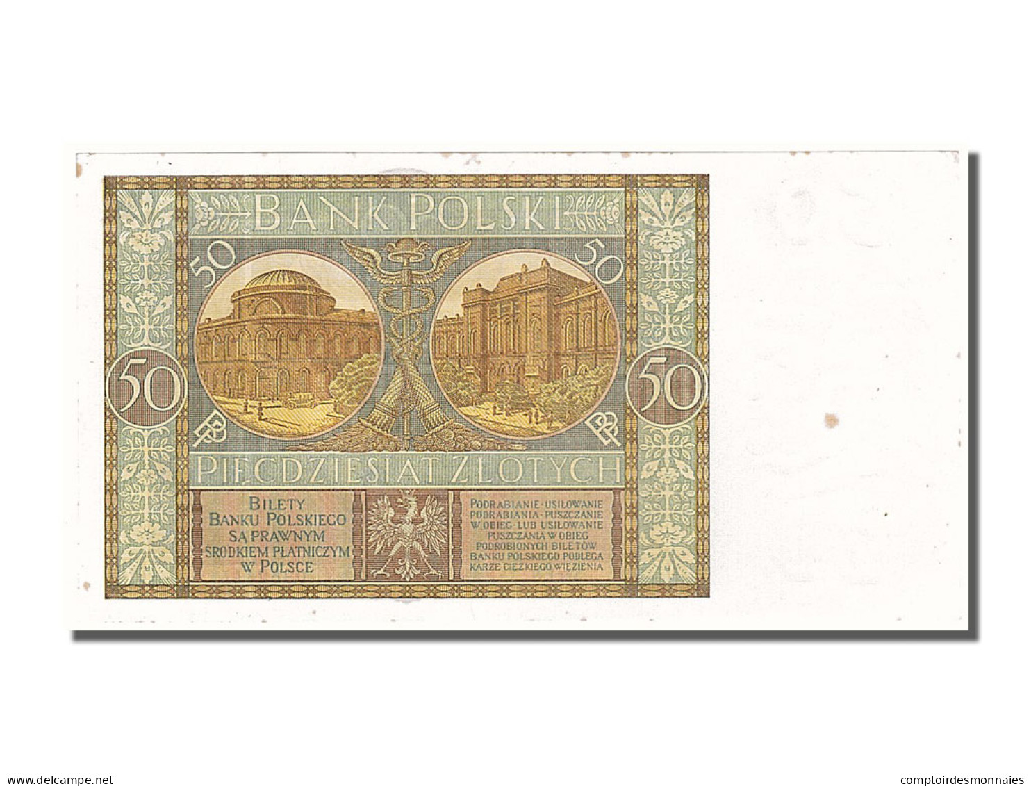 Billet, Pologne, 50 Zlotych, 1929, 1929-09-01, SPL - Pologne