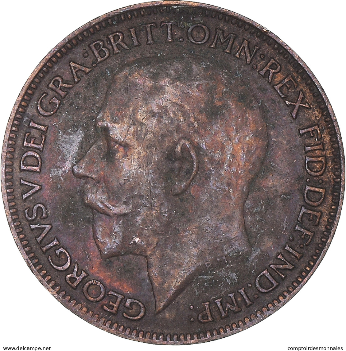 Monnaie, Grande-Bretagne, Farthing, 1924 - B. 1 Farthing