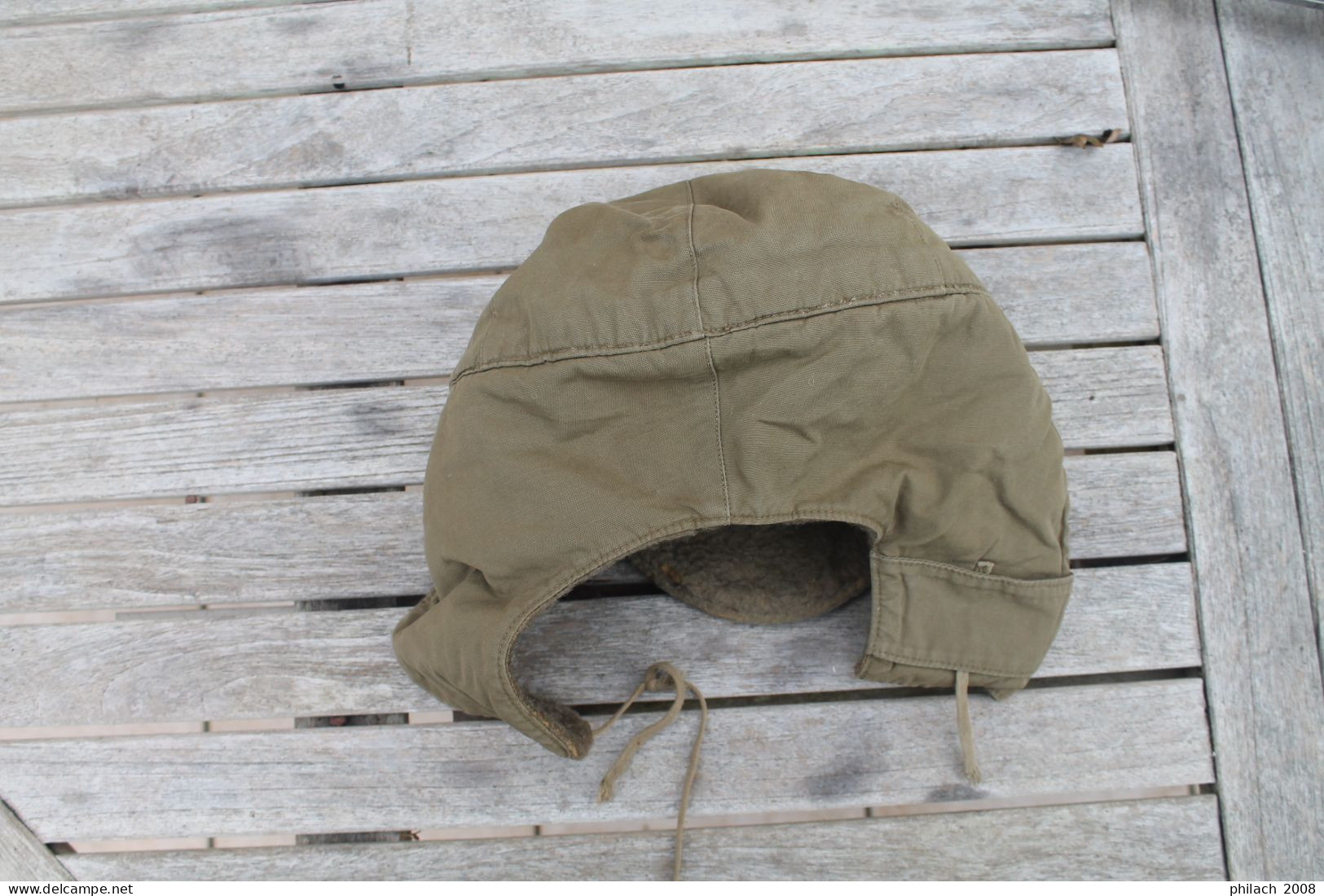 Casquette Grand Froid Armée Française époque Algérie - Cascos