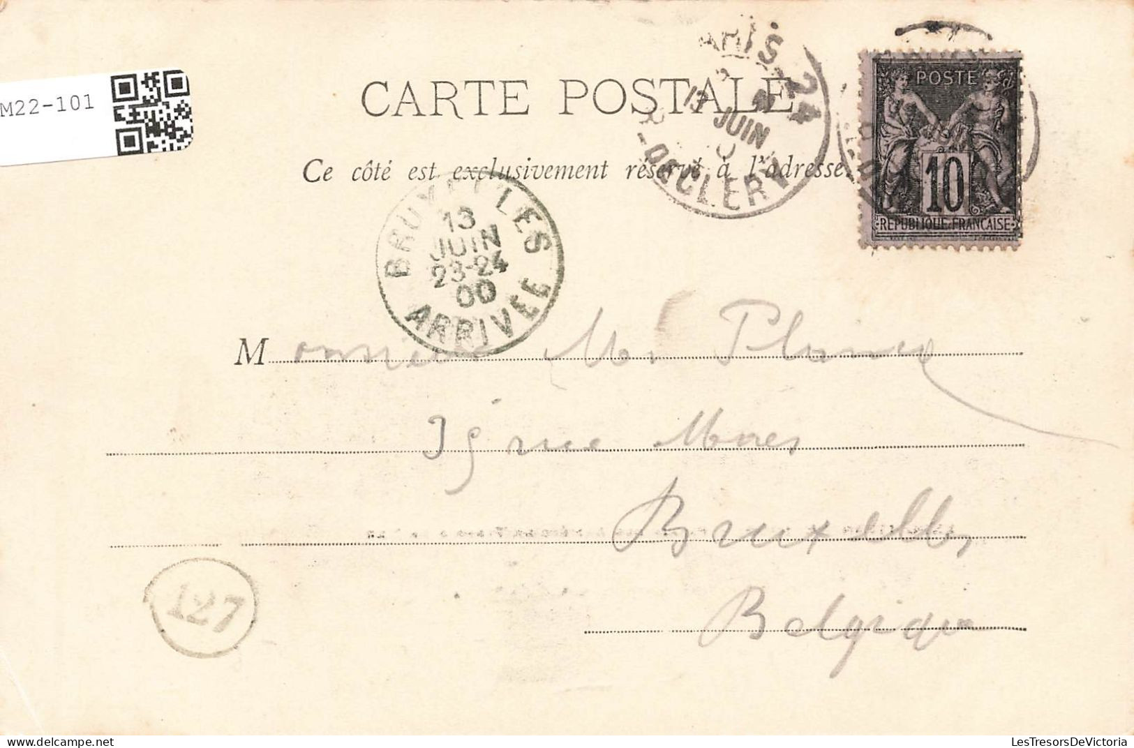 FRANCE - Paris - Exposition De 1900 - Palais De La Ville Des Armées De Terre Et De Mer - Carte Postale Ancienne - Exhibitions