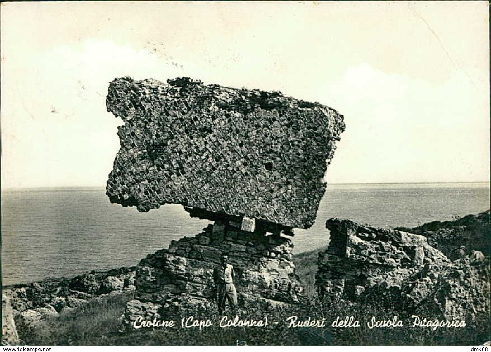 CROTONE - CAPO COLONNA - RUDERI DELLA SCUOLA PITAGORICA - SPEDITA 1960 (18642) - Crotone