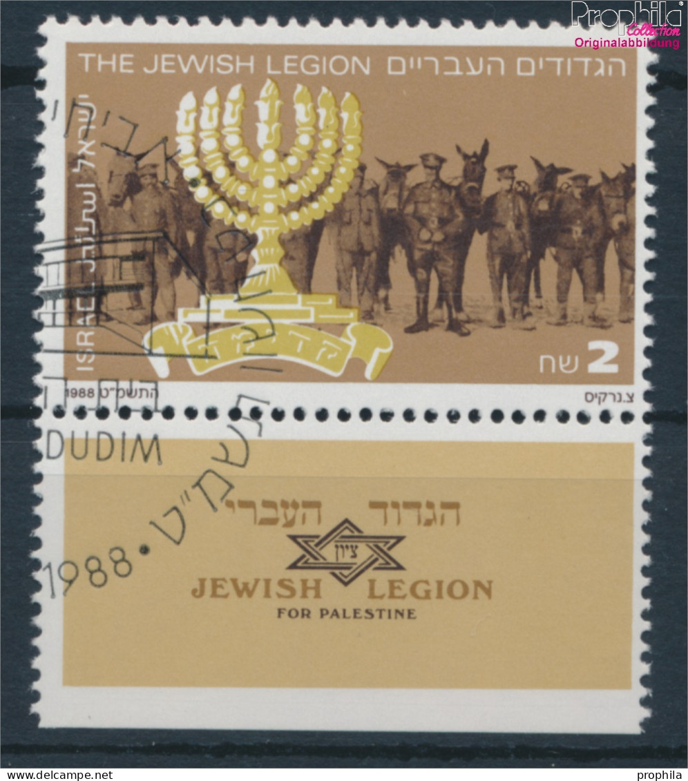 Israel 1109 Mit Tab (kompl.Ausg.) Gestempelt 1988 Jüdische Legion (10253530 - Gebraucht (mit Tabs)