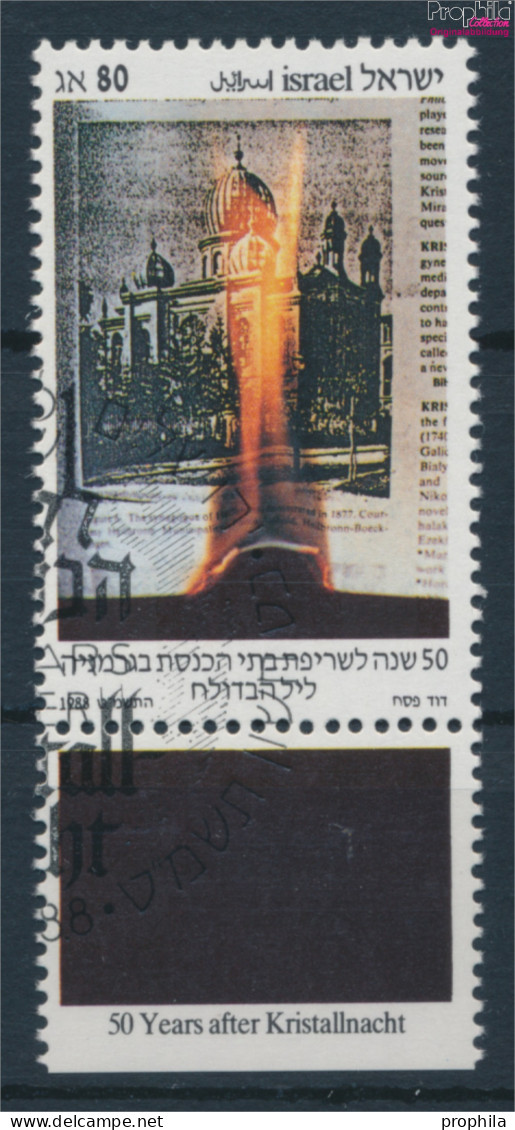 Israel 1110 Mit Tab (kompl.Ausg.) Gestempelt 1988 Reichskristallnacht (10253529 - Gebruikt (met Tabs)