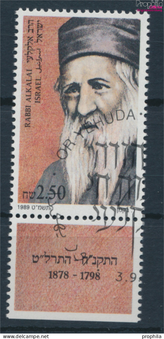 Israel 1136 Mit Tab (kompl.Ausg.) Gestempelt 1989 Rabbi Yehuda Ben Shlomo Hai Alkalai (10253517 - Gebraucht (mit Tabs)