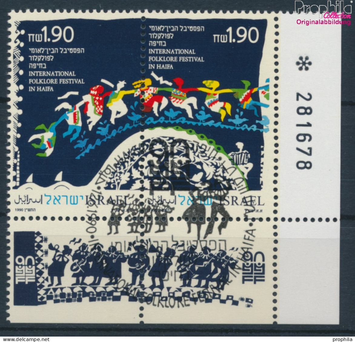 Israel 1160-1161 Mit Tab (kompl.Ausg.) Paar Gestempelt 1990 Folklorefestival (10253506 - Used Stamps (with Tabs)